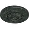 Ekena Millwork Monique Ceiling Medallion (Fits Canopies up to 3 3/4"), 13 3/4"OD x 1"P, Painted Turtle Crackle CM13MOPTC - alternate 4